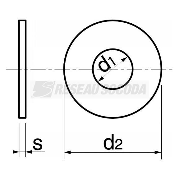 Rondelle large decoupee ix qual a4