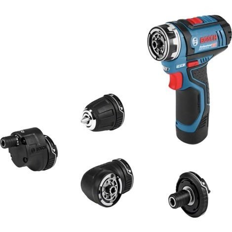 Bosch visseuse 5 fonctions 2x12v2,0ah gsr12v15fc