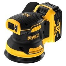 Ponceuse excentrique + 2 batteries 18v 5ah + Chargeur + Coffret TSTAK II Dewalt Gamme XR