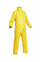 Ens.pluie eco jaune veste-pantalon m poly/pvc difa