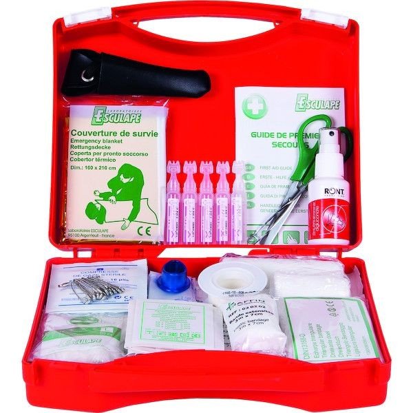 Coffret de secours asep btp 10 esculape