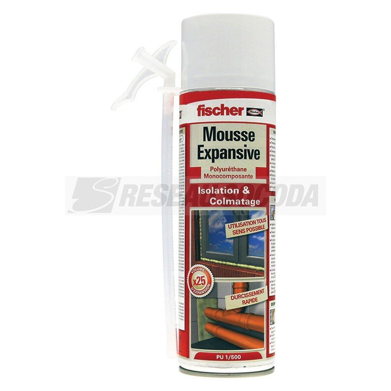 Mousse exp. fischer pu 1/500ml