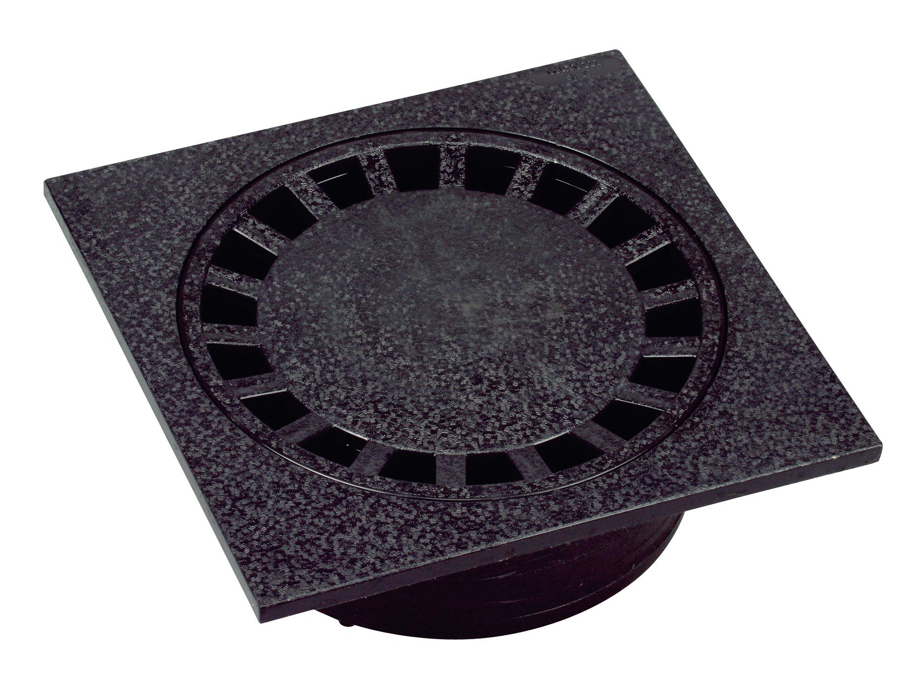 Siphon de cour 250 x250 d.100 anthracite