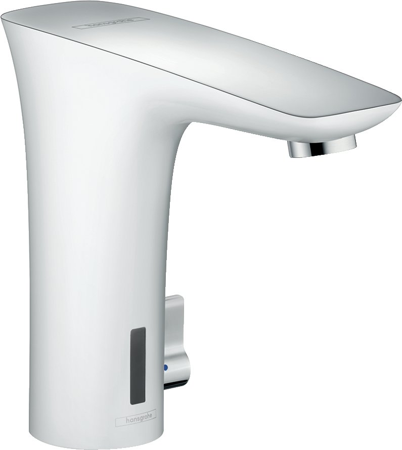 Hansgrohe Puravida Mitigeur Lavabo Blanc Chrome Electrique