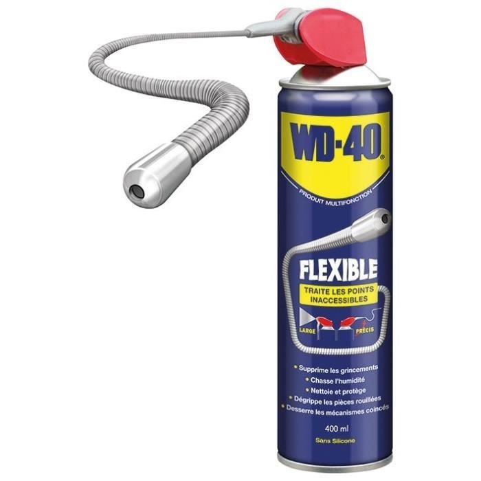 Spray lubrifiant anti-rouille wd40 600ml tube flex