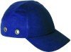 Casquette bleue coton anti-heurt