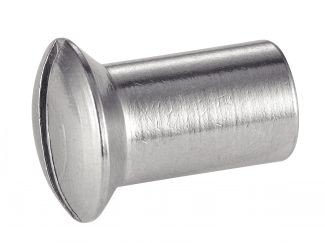 Ecrou relieur tete fraisee bombee 6x15mm inox a2