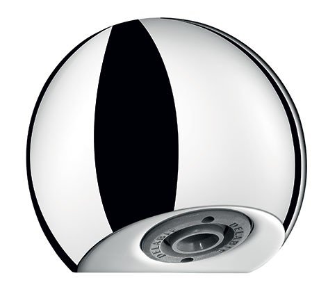 Delabie round pomme de douche inviolable