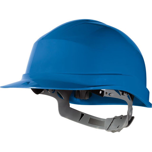 Casque de chantier zircon bleu delta plus