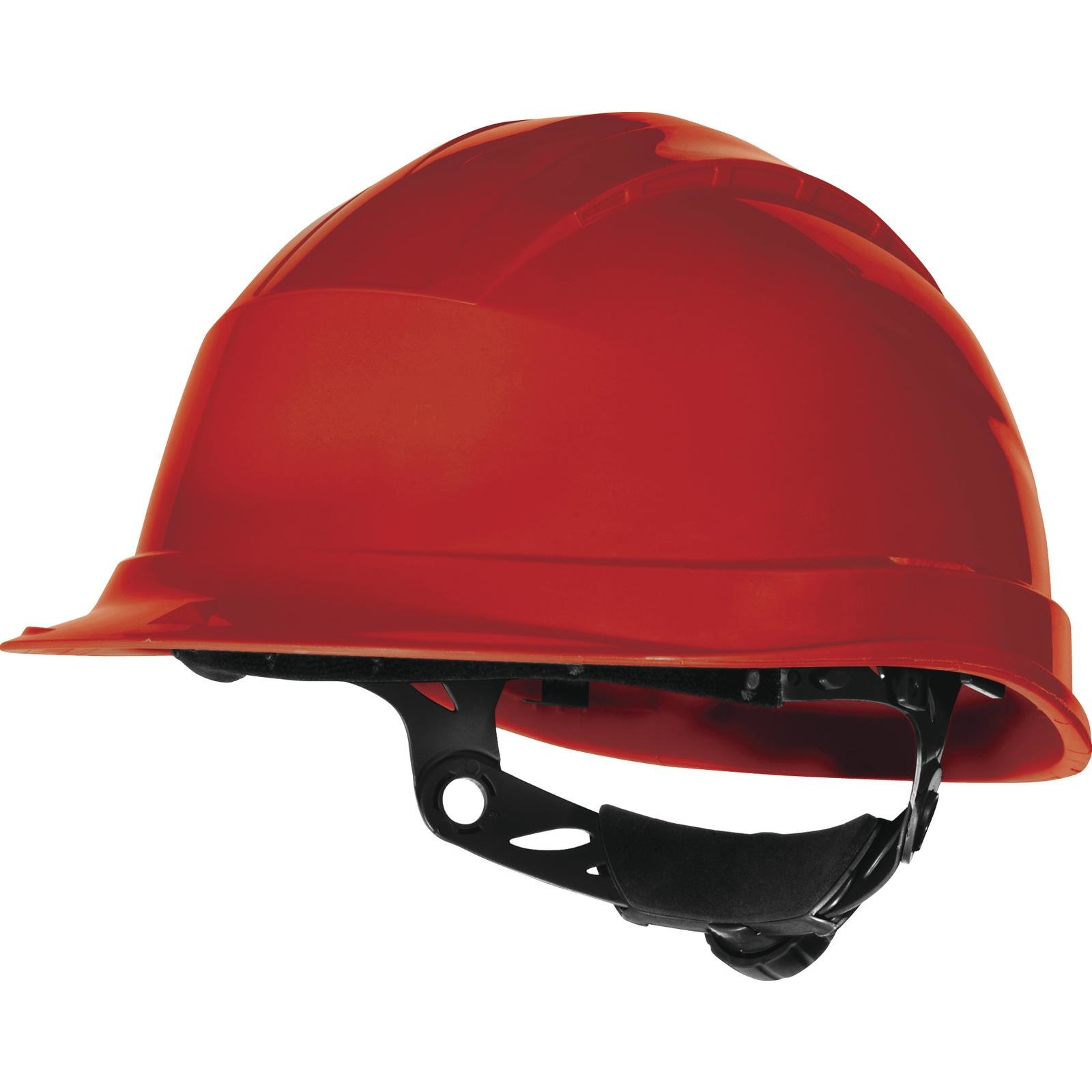 Casque de chantier zircon rouge delta plus