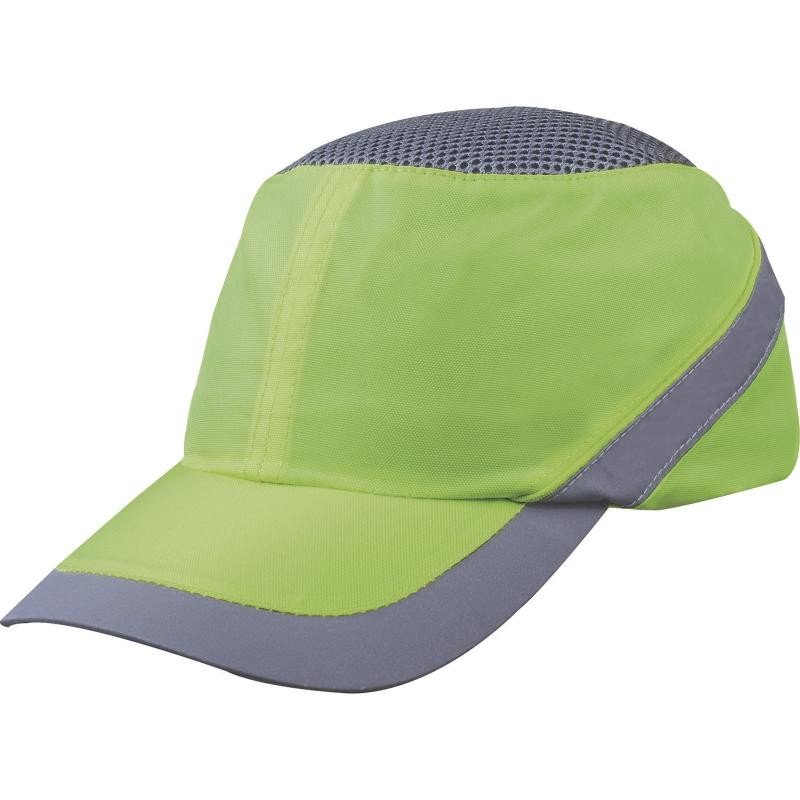 Casquette jaunefluo/gris 7cm