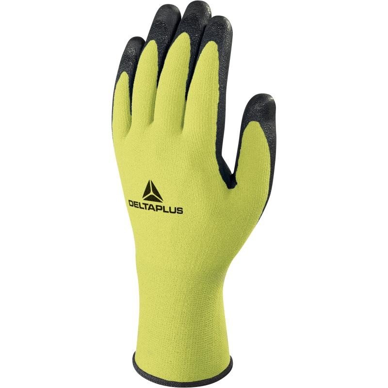 Gant t10 nitrile jaune fluo