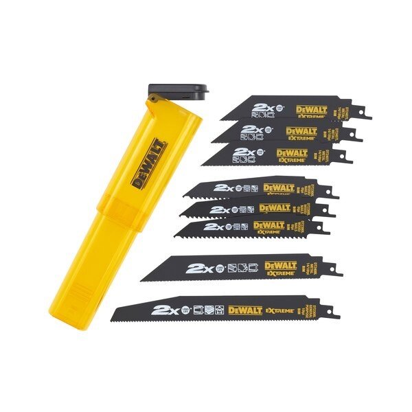 Dewalt coffret 8 lames scie sabre