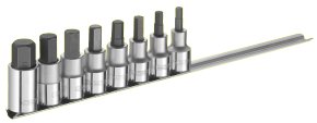 Expert rack douil 1/2 male 6-17mm 8 pcs