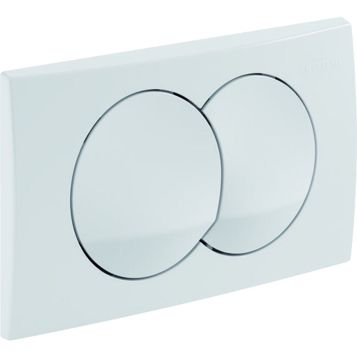 Geberit plaque 3/6l delta  blanc