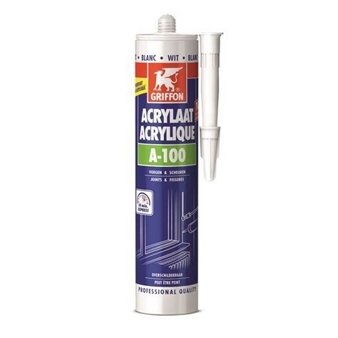 Griffon mastic acrylique univ blc 300ml