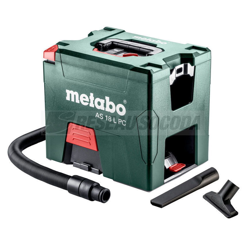 Aspirateurs sans fil - Metabo - AS 18 L PC - 18V; carton; avec nettoyage manuel du filtre