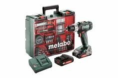 Perceuses-visseuses sans fil - Metabo - BS 18 L Set - 18V 2x2Ah Li-Power; Chargeur SC 30; Coffret; Atelier mobile