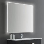 Miroir retroeclaire a led antibuee