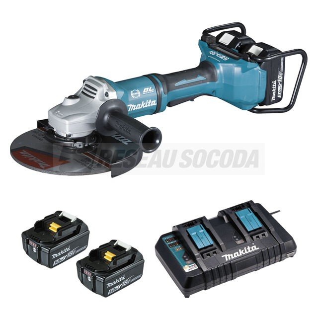 Makita meuleuse d230mm 36v 5ah