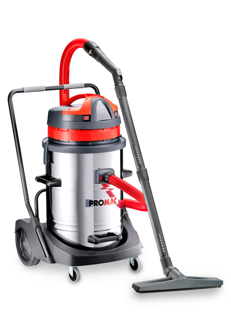 Aspirateur indust. eau/pouss. 78l 3600w cuve inox