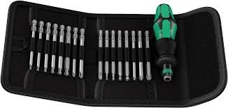 Wera trousse kk60 16 tiges 89mm+tourn.port.emb.