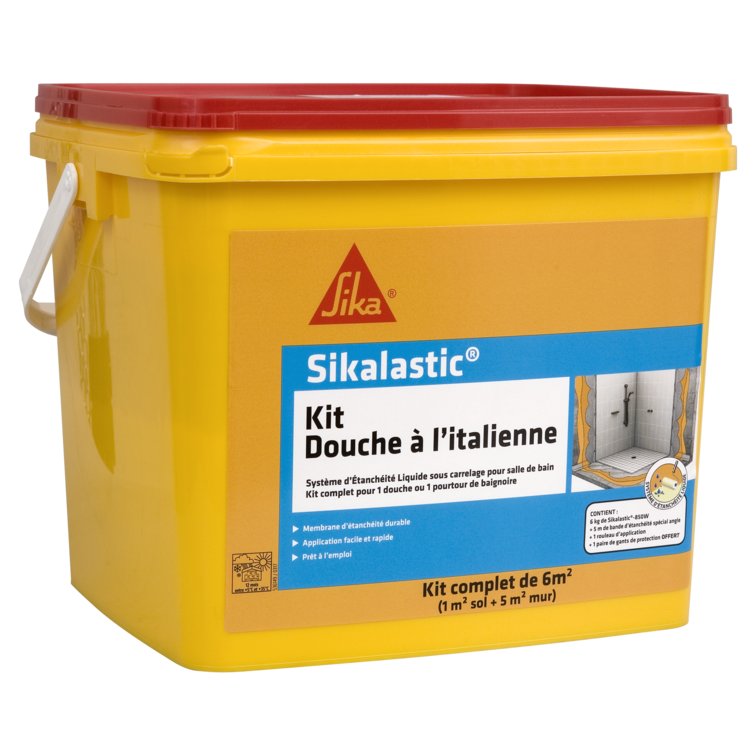 Kit De Douche A L'Italienne Sika 6M2