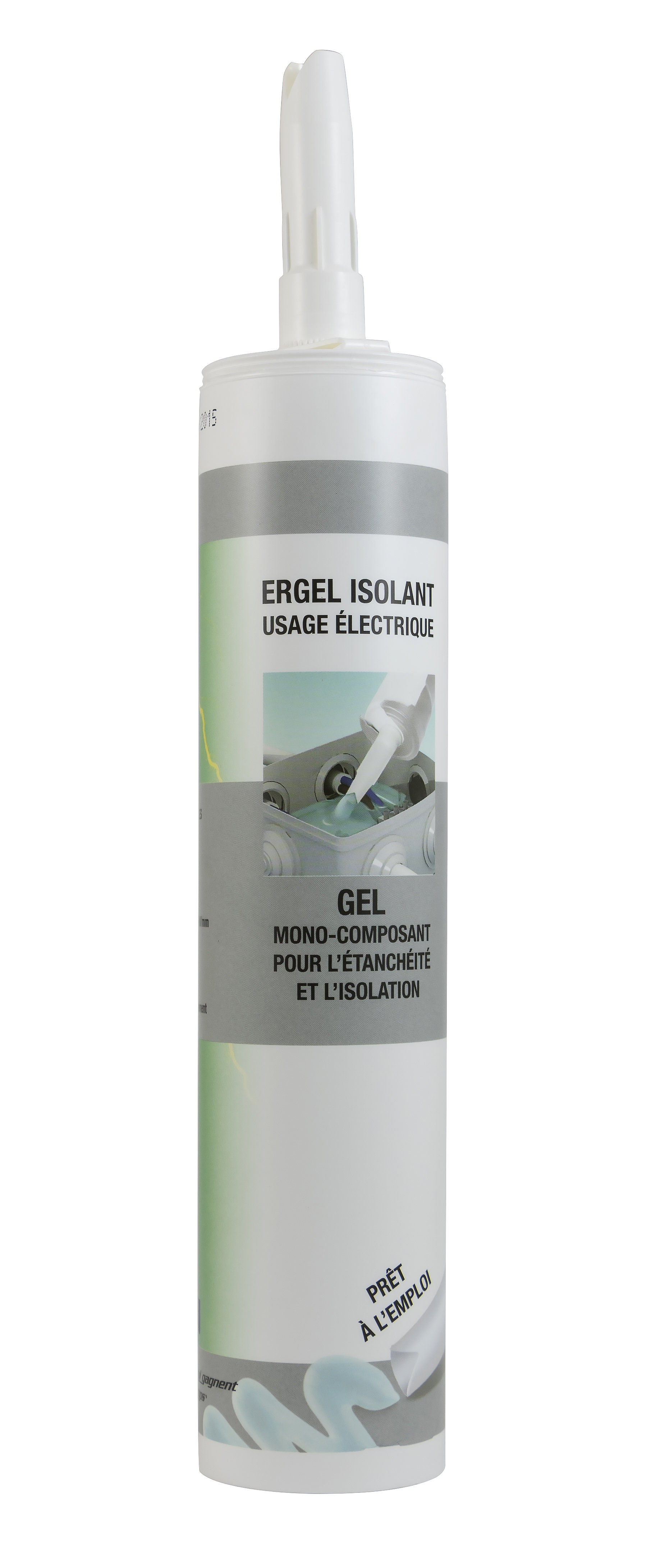 Cart. 300ml ergel silicone 1kv pour bte derivation