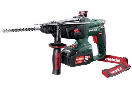 Marteaux sans fil - Metabo - KHA 18 LTX - 18V 2x4Ah Li-Power; Chargeur ASC 55; metaBOX 165 L