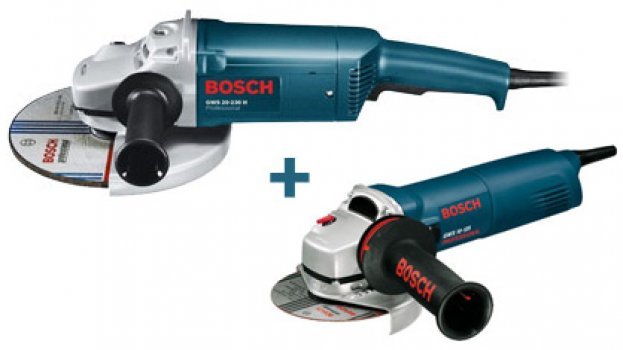 Lot meuleuse gws22-230h+gws1400 bosch