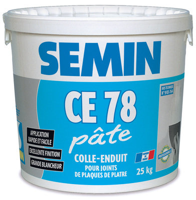 Enduit joint pate ce 78 25kg (seau)