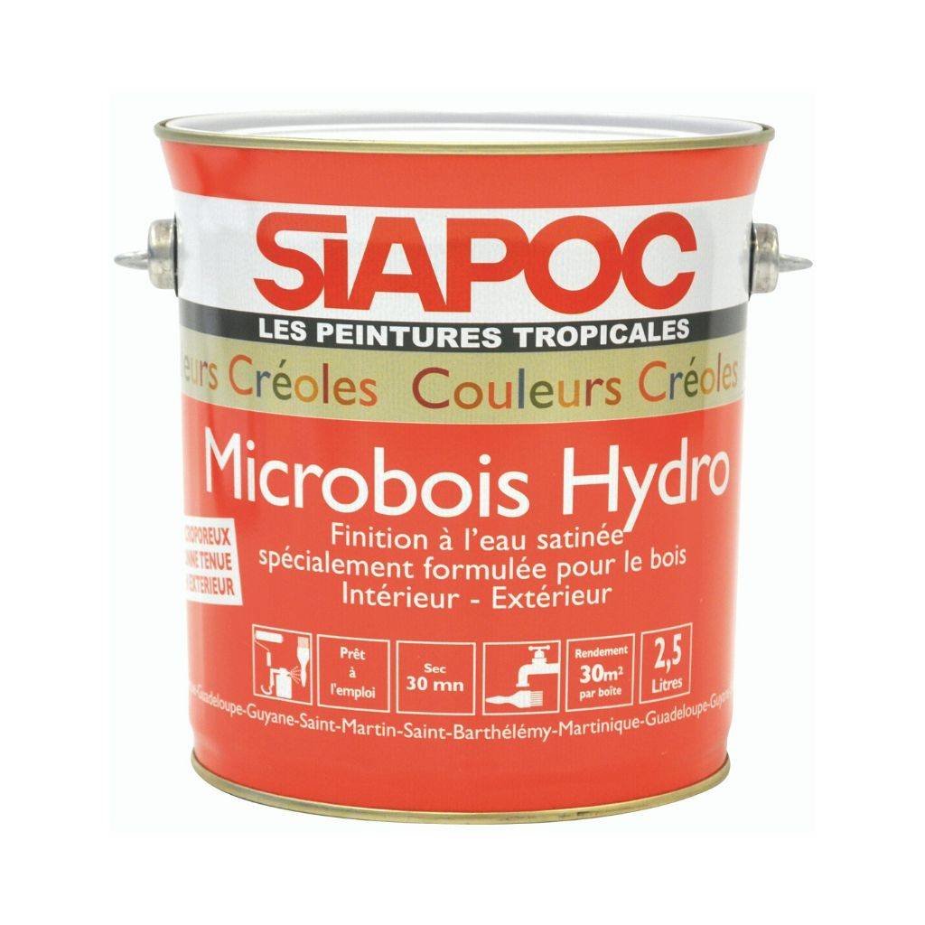 Microbois hydro blanc 2,5l