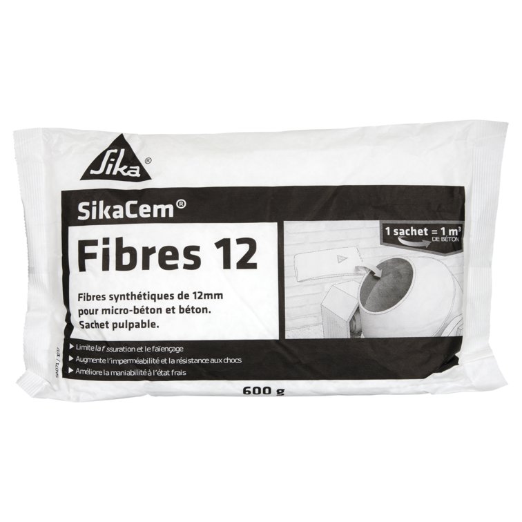 Sikacem fibres 12mm -dose 150gr- -qm-