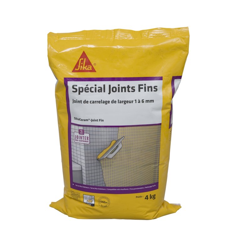 Sikaceram joint fin gris clair 4kg