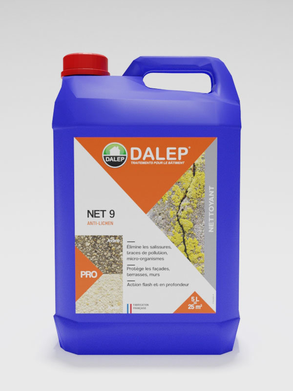 Dalep net9 nettoyant anti-lichen 5l