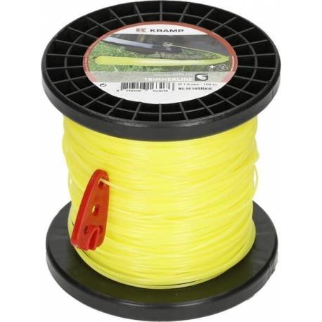 Fil nylon debr. 1,60mm x 100m jaune