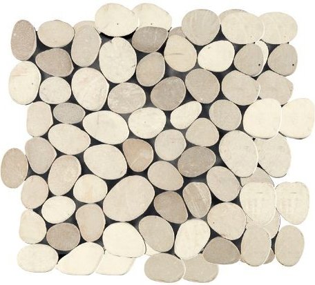 30x30 ciotolo bianco-beige -u-