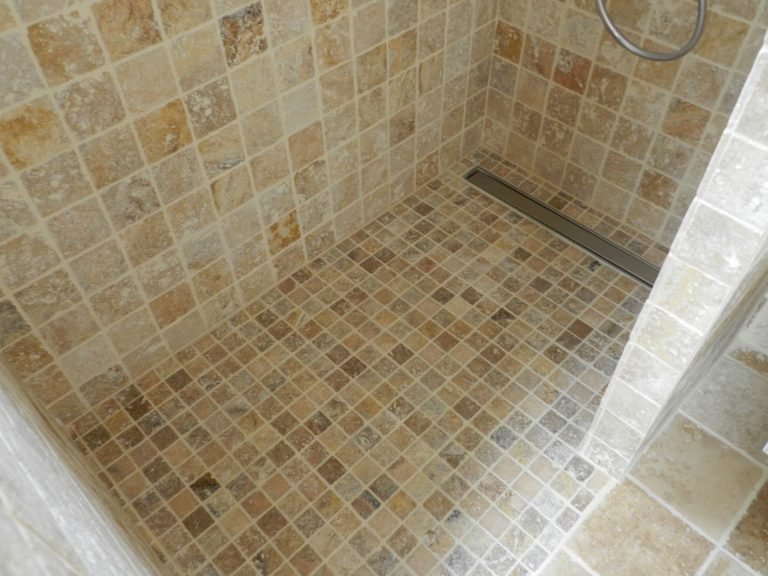 30x30 mosaique travertin beige 5x5 -u-