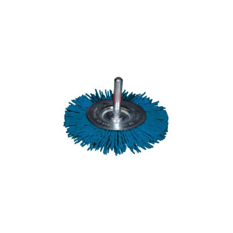 Brosse coupe d75/tige6 nylon abr. g80