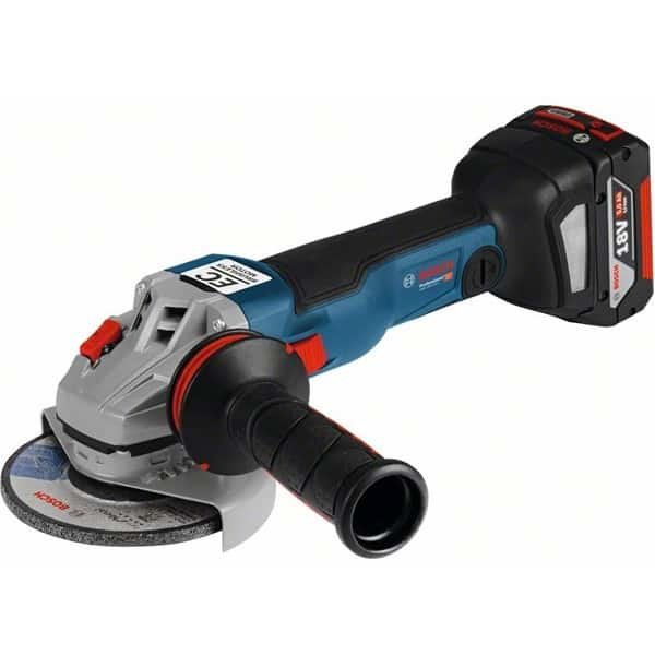 Bosch meuleuse 125mm 3x18v 5ah gws18v-10sc