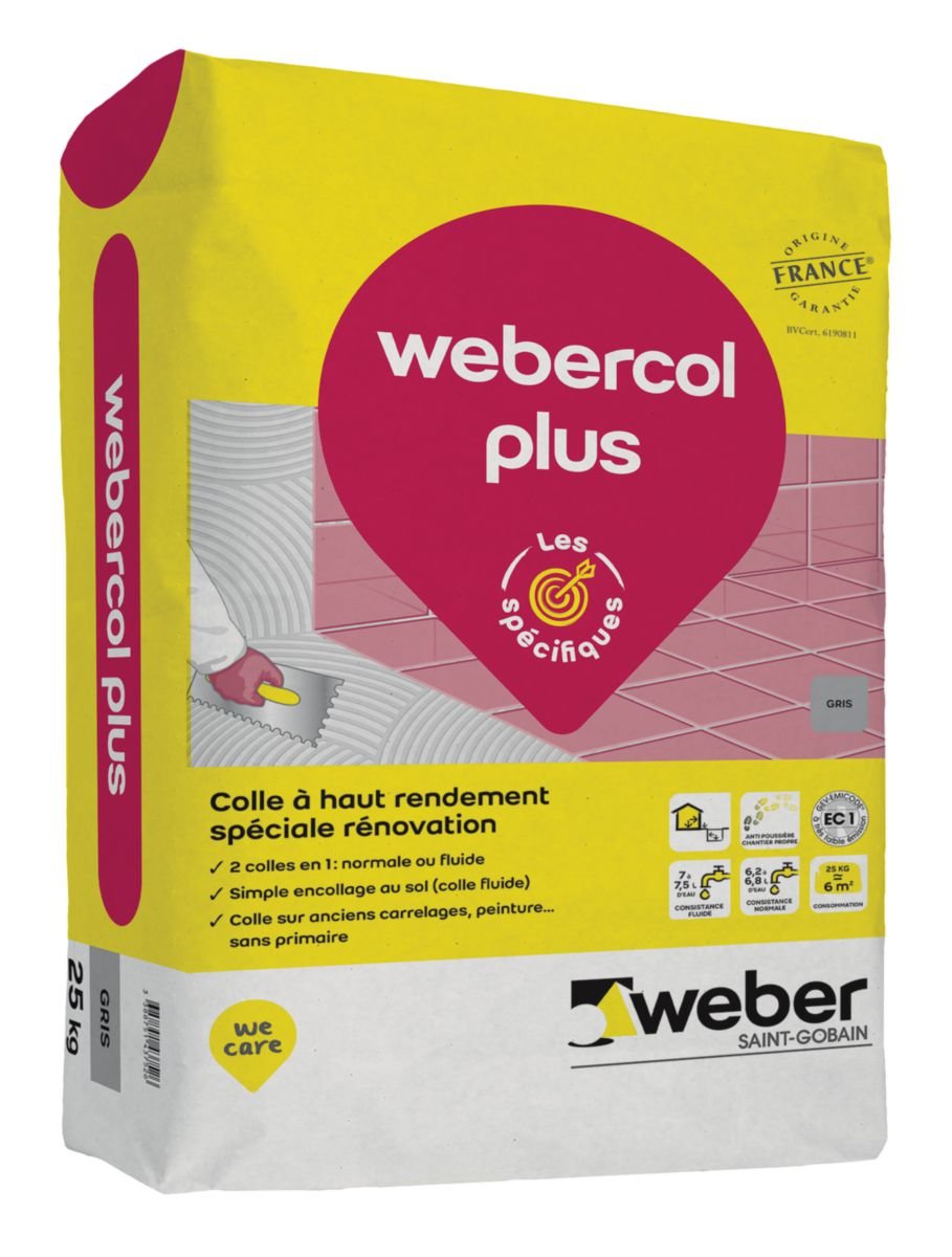 Weber.col plus gris 25 kg