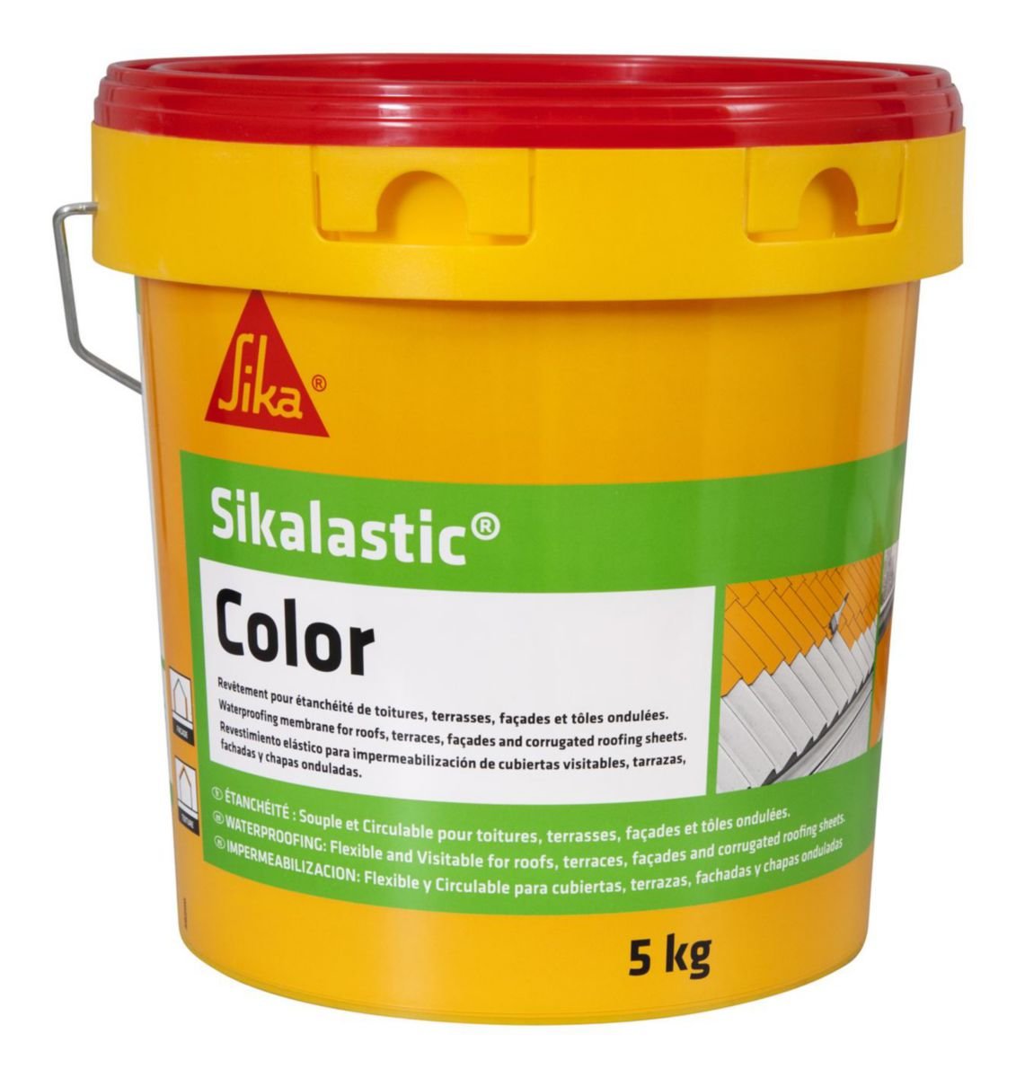 Sikalastic seau impermeable blanc 5kg