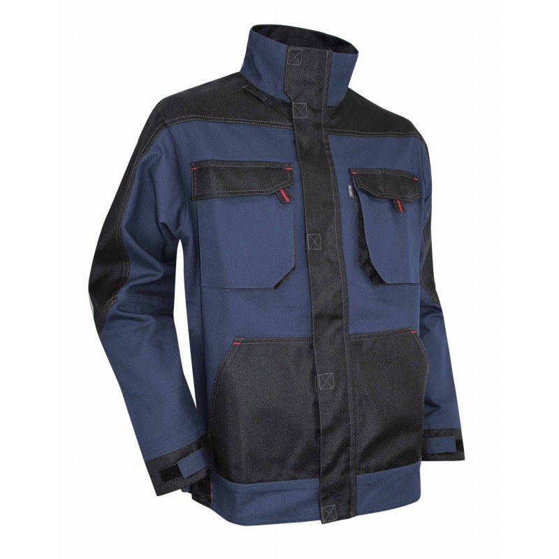 Blouson bleu/noir c/p 300g braise t2