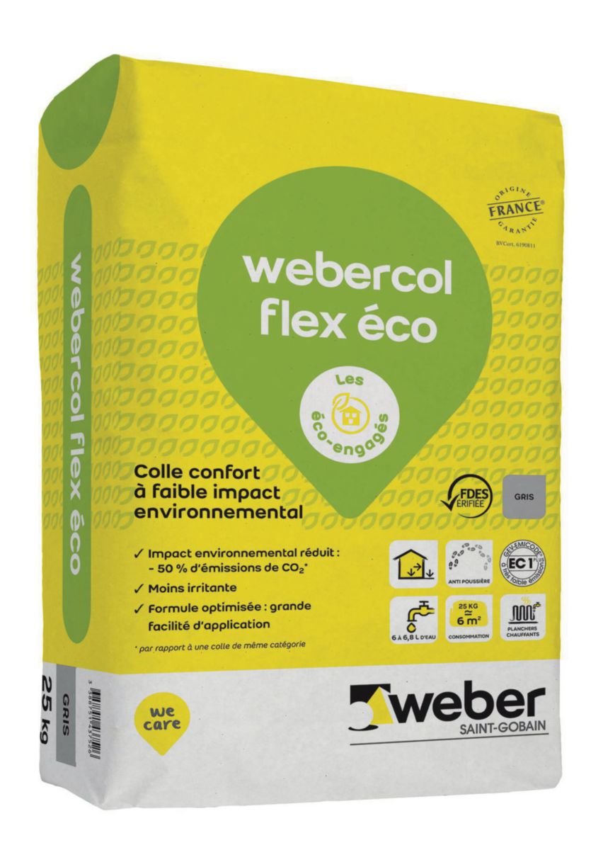 Weber col flex gris 25 kg