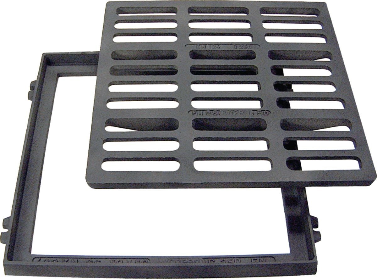 Fonte grille plte 60x60 c250 pmr