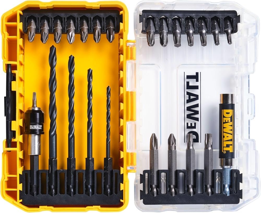 Dewalt jeu d embout+foret tstak 25pcs dt70708