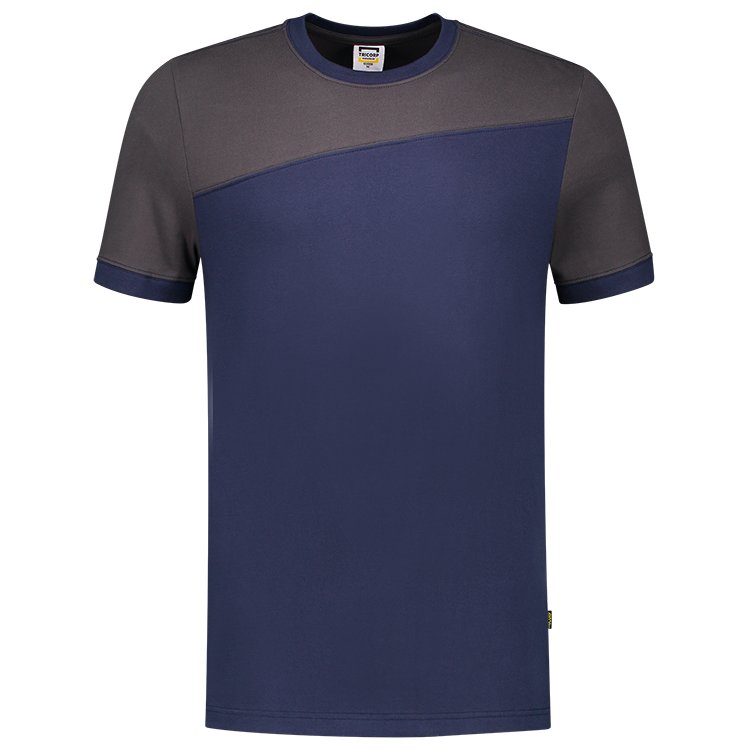 Tshirt bicolore bleu marine / bleu royal t2xl