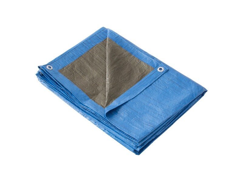 Bache a oeillets 4x5m 70gr bleu