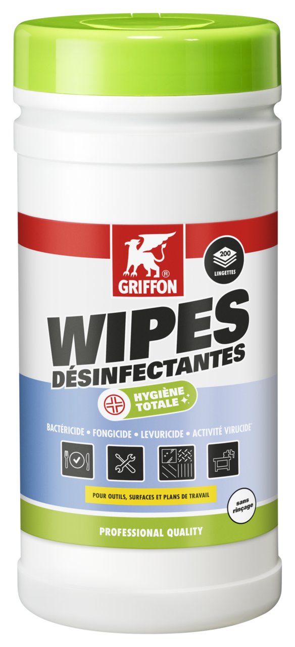 GRIFFON LINGETTES DÉSINFECTANTES 200U