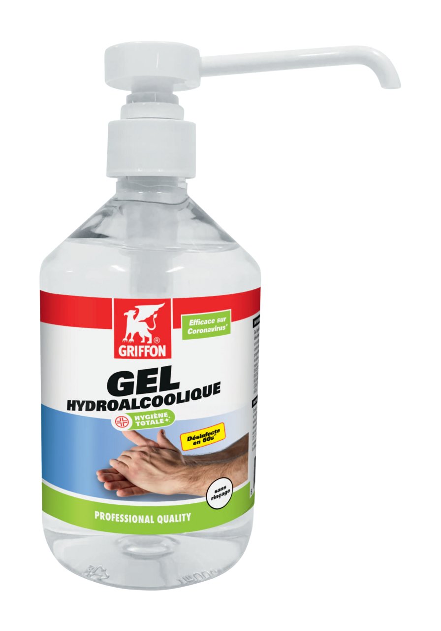 GRIFFON GEL HYDROALCOOLIQUE 500 ML